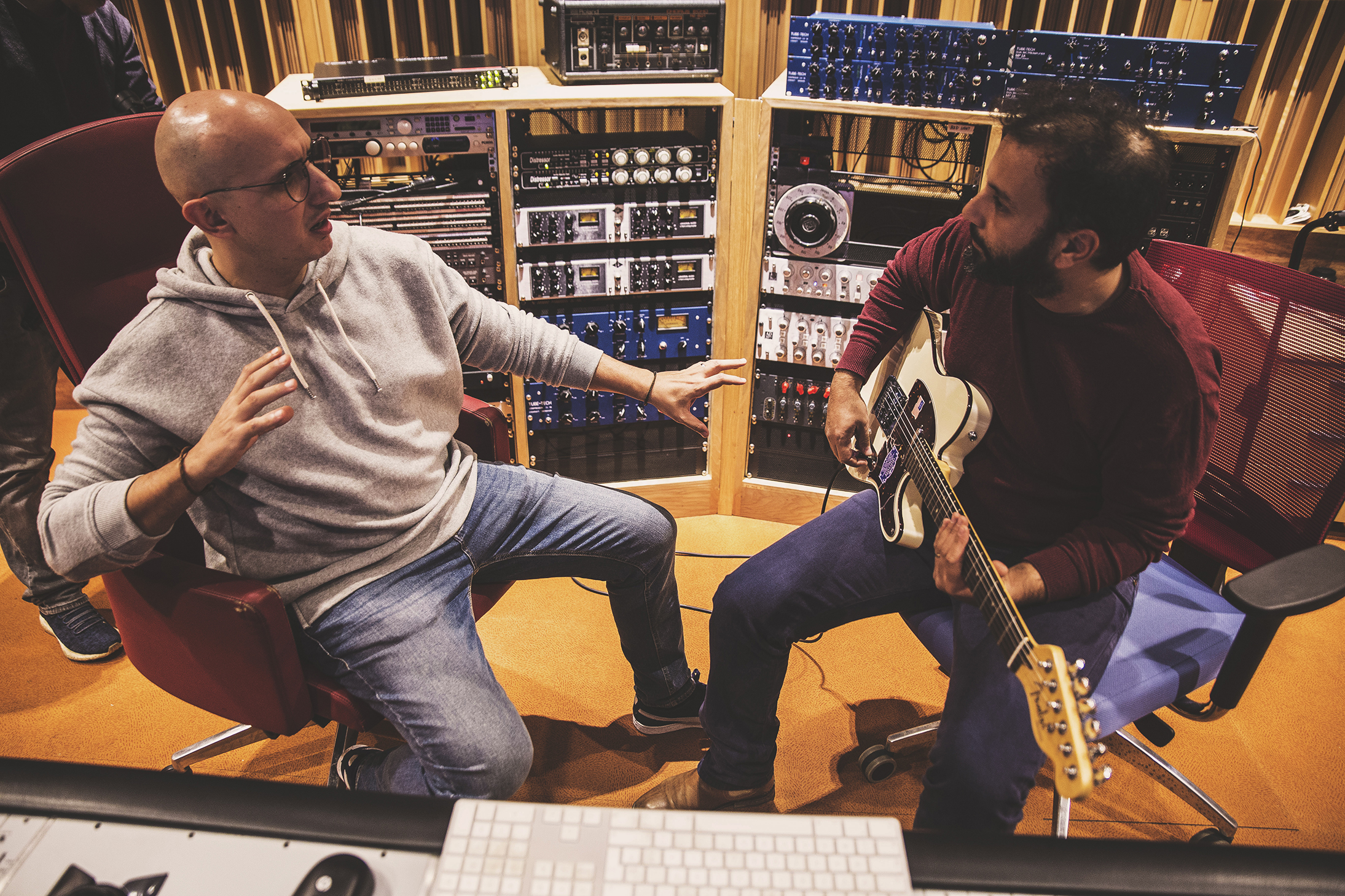 DJ Khalid Music producing in studio with Logic Pro